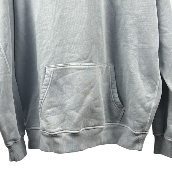 Abercrombie & Fitch Men's Blue Gray Pullover Hoodie Size M Tall - Picture 6 of 9